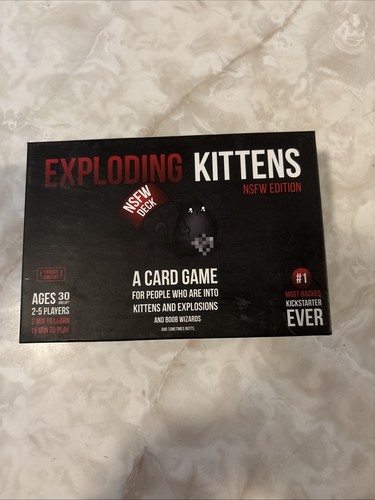 EXPLODING KITTENS Card Game - NSFW Version | eBay