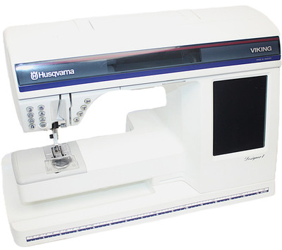 Husqvarna Viking Designer 1 Sewing Embroidery Machine, Case & Power Cable WORKS!