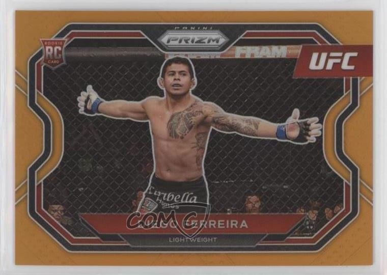 2021 Panini Prizm UFC Orange Prizm 52/99 Diego Ferreira #164 pe8