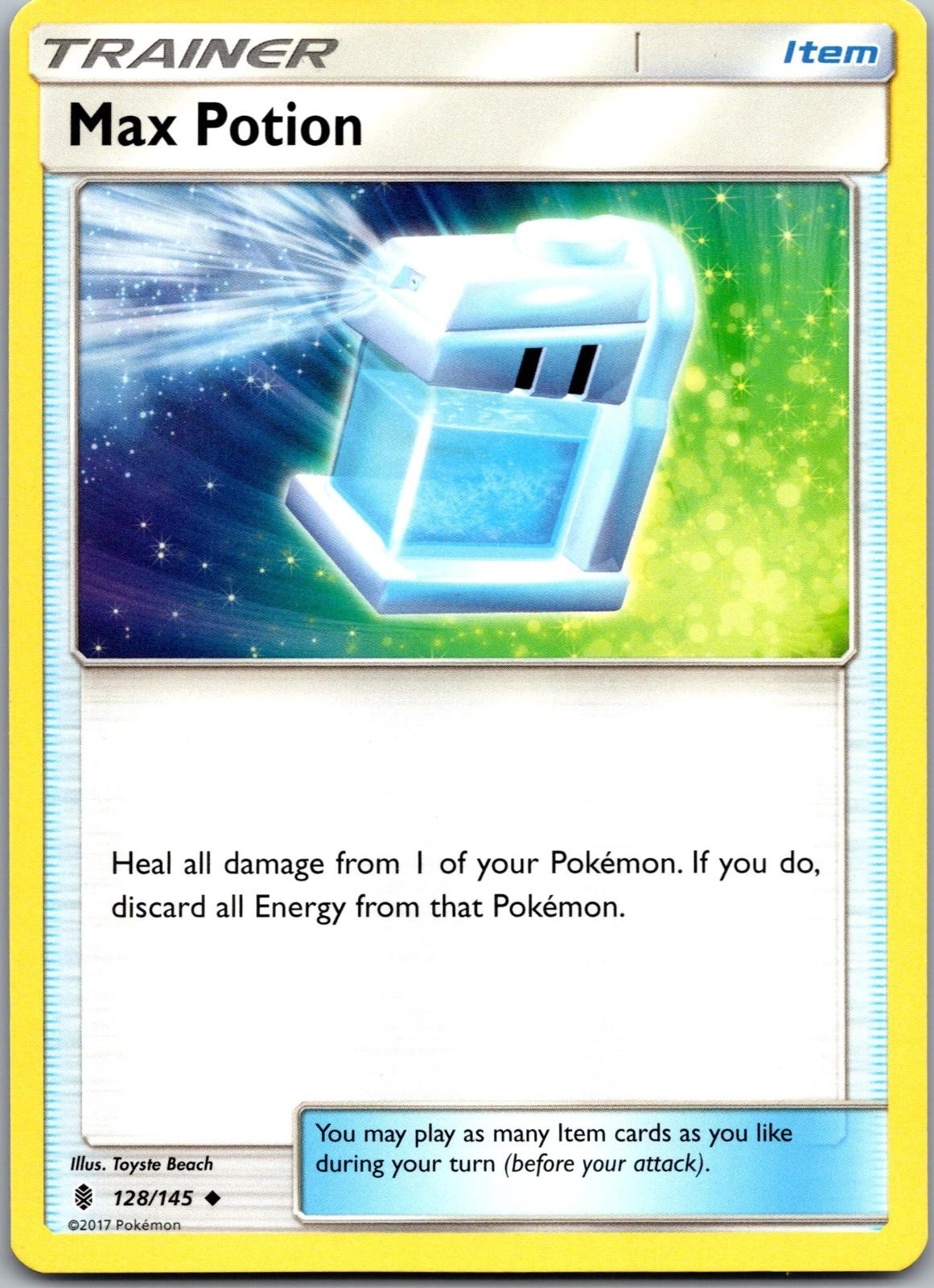 Max Potion 128/145 Uncommon Guardians Rising Pokemon Near Mint