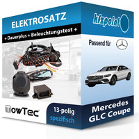für Mercedes GLC Coupe 06.2016-05.2019 Towtec E-Satz 13Polig Fahrzeugspezifisch