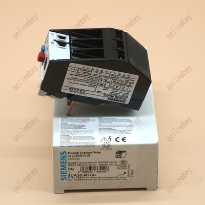 Siemens 3UA5040-0G 0,4-0,63 A Neu thermisches Überlastrelais Expressversand