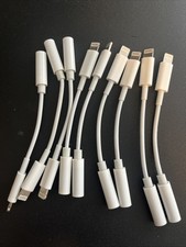 Apple Lightning to 3.5 mm Headphone Adapter iPhone 8-14 Lot Of 9 New