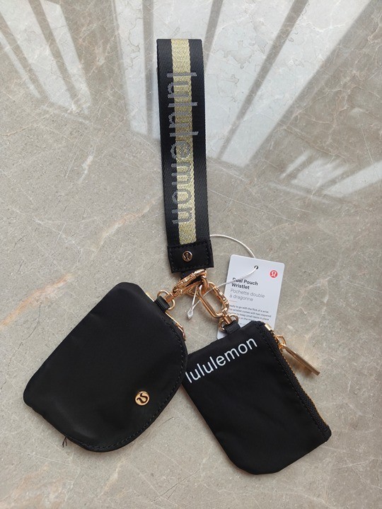 Lululemon Dual Pouch Wristlet Keychain Wallet | eBay