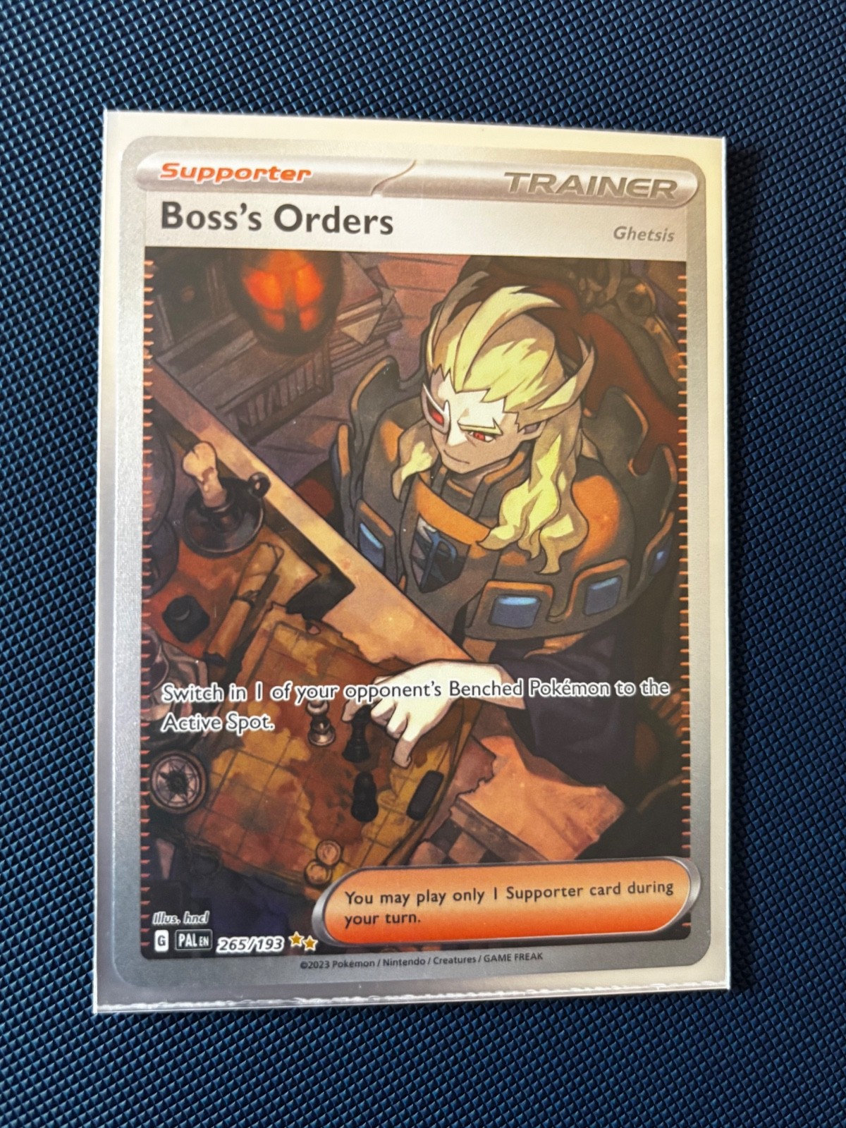 Boss’s Orders #265/193 NM - Pokémon TCG, SV: Paldea Evolved Holo SIR