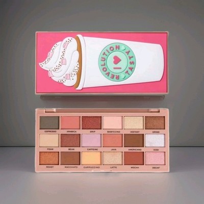 I   Revolution Coffee Shadow Palette, Brand New Limited Edition, Sealed 
