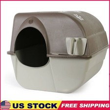 Self Cleaning Cat Litter Box Easy Waste Disposal Clumping Silica Litter New