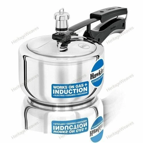 Hawkins Stainless Steel Pressure Cooker 1.5 litres Silver Color Best Gift