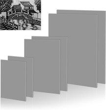 DELAESI Lino Printing Kit 6 PCS A4 A5 A6 Lino Sheets Soft Lino Printing for Prin