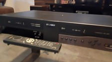 Go Video DDV3110 VHS VCR Player Dual Deck Record W/ Remote Serviced  Tested