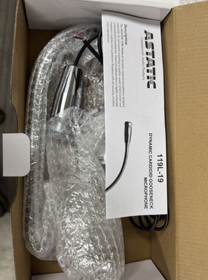 Astatic 119L-19 19'' Cardioid Dynamic Gooseneck Microphone