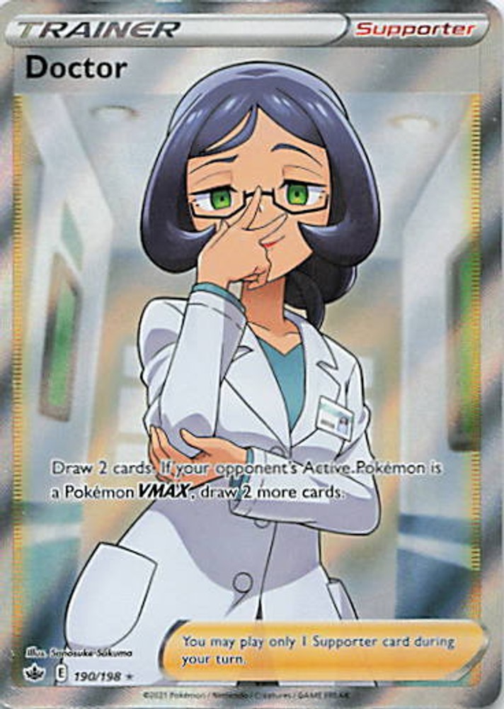 Doctor (Full Art) SWSH06 Holofoil 190/198 SWSH06: Chilling Reign NM