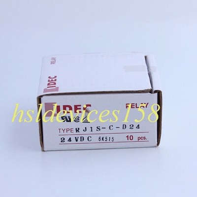10Pcs/box NEW   Intermediate Relay RJ1S-C-D24 DC24V 1 Open 1 Closed 5 Feet *vv