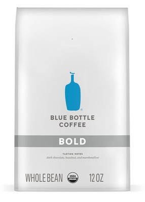 Blue Bottle Whole Bean Organic Coffee, Bold, Dark Roast, 12 Ounce (Pack of 1) 