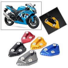 Sidestand Kickstand Extension Side Stand Plate Pad For  SUZUKI GSXR1000 09-16