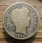 1904-P Barber Dime - Actual Coin Shown - Free Shipping & Tracking INV#194