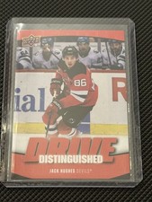 2025 Upper Deck Fall Expo Promo JACK HUGHES Distinguished Drive #DD-9 Devils