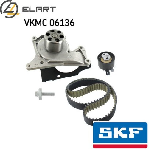 WATER PUMP & TIMING BELT SET VKMC 06136 FOR RENAULT SANDERO/STEPWAY/II CLIO/IV