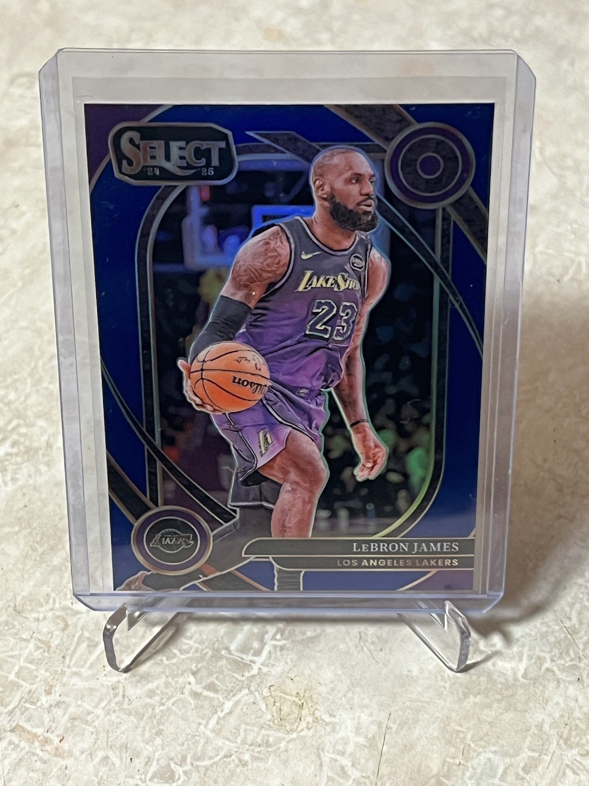 LeBron James 2024-25 Select - Courtside - Blue Silver Prizm - #241 