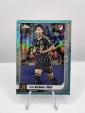 2025 Topps Chrome MLS Son Heung-Min Aqua Refractor #/199 LAFC