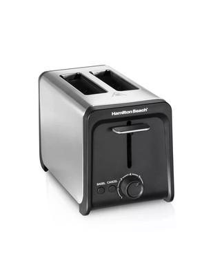 Hamilton Beach 2 Slice Toaster with Wide Slots, Bagel Function, Toast Boost,...