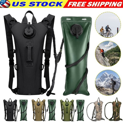 #ad 3L Hydration Pack Outdoor Camping Water Bladder Bag Backpack Cycling Hiking USA $19.89