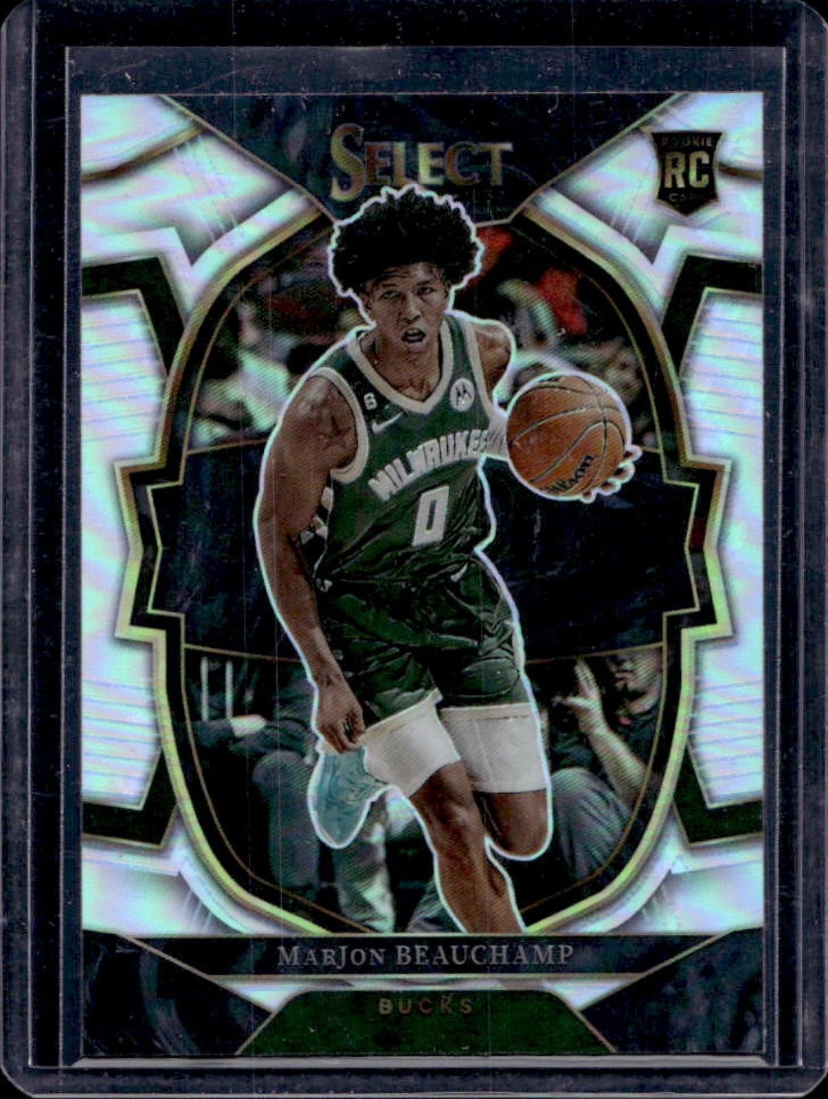 2022-23 Select MarJon Beauchamp RC Silver Prizm Concourse #75 Bucks