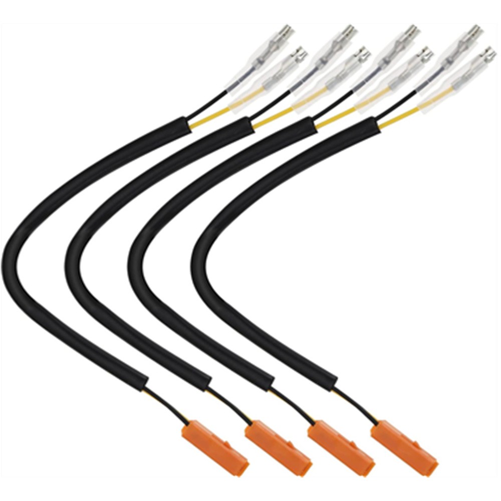 2 Wire 4Pc Turn Signal Plug Connector For Kawasaki EX250 EX600 ZX600 ZX636 ZX900