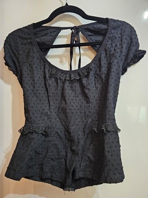 Lip Service Babydoll Shirt ooak Blouse M?