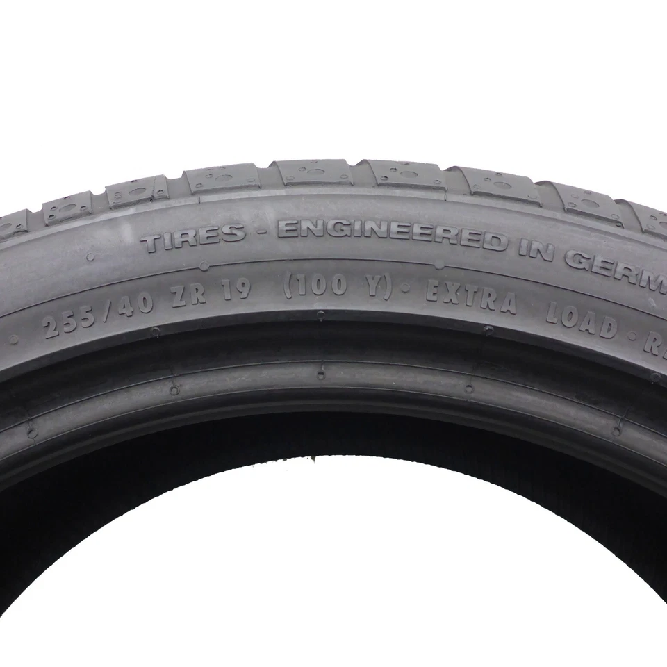 255 40 19 2x CONTINENTAL 255/40 R19 100Y XL Sport2 MO Sommerreifen 2017 6,8mm - Bild 4 von 4