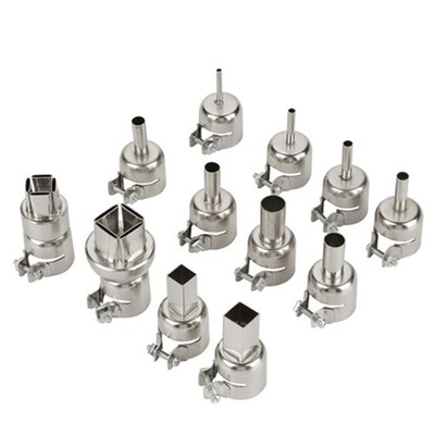 12Pcs Heat Attachments, 3-20mm Heat Nozzle Tips, Steel Hot Tips Kit with Lock...