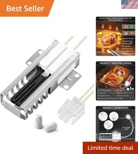 Flat Oven Igniter Replacement for GE and Kenmore, High Temp Protection - 1.5"