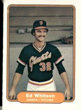 1982 Fleer #402 Ed Whitson