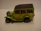 vintage 1968 REDLINE HOT WHEELS CLASSIC '31 FORD WOODY antifreeze green