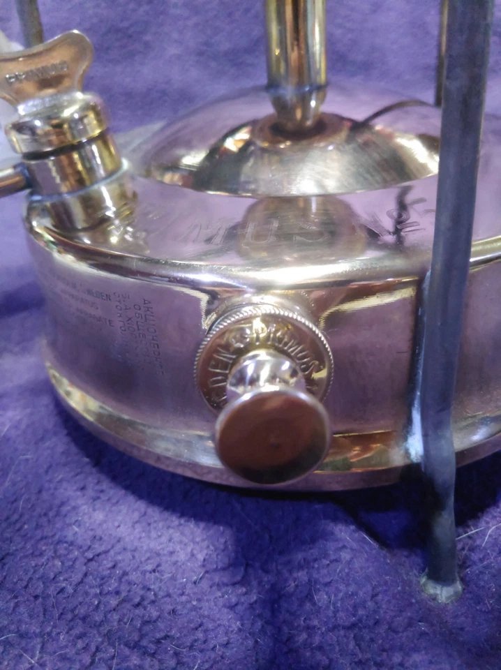 Estufa de queroseno Primus Nº 5 antigua. Reacondicionado.  Código de fecha K para 1921 SKU71 Foto 4 de 4