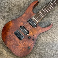 Guitare électrique Ibanez RG7421PB Poplar Burl Top manche en érable manche ma...