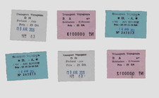 Lot tickets transport en
