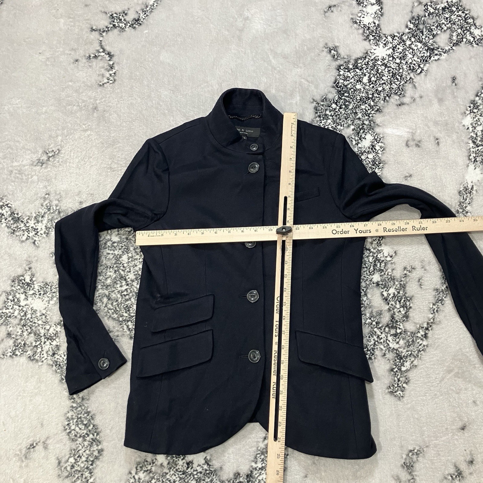 Rag & Bone Structured Blazer Jacket Womens Size 6… - image 3