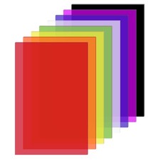 8 Pack Colored Acrylic Sheets 8 X 12 Inch, Translucent Cast Acrylic Sheet Ple...