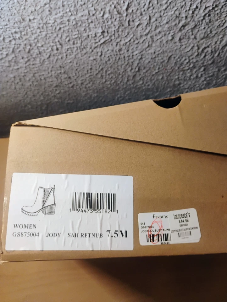 Botín Chelsea MIA Jonna Taupe Suela Sin Cordones al Tobillo para Mujer’s 7.5 Vegano Foto 4 de 4