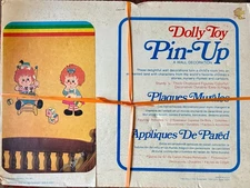 Vintage Dolly Toy Pin-Up Raggedy Ann & Andy Wall Decoration NOS Made in USA RARE