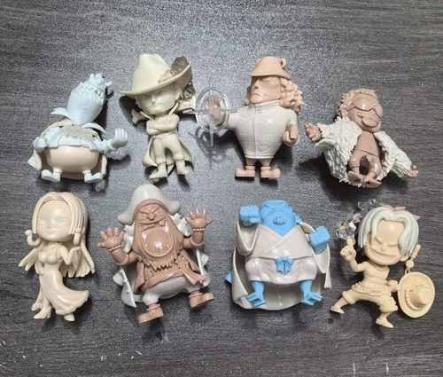 Set of 8 BANDAI animation One piece prototype Oka Shichibukai action figure