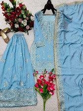 INDIAN SUIT DESIGNER BOLLYWOOD WEDDING PAKISTANI SALWAR KAMEEZ PARTY WEAR DRESS