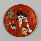 2023 SILVER COLORIZED DEAD MEN TELL NO TALES  1 OZ .999 TELL CALICO JACK EDITION
