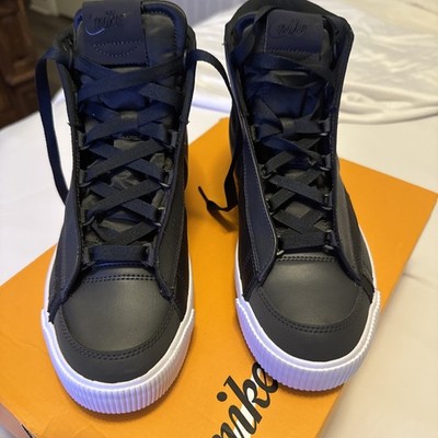 Nike Blazer Mid Victory Shoes, Women's DR2948-001, Black Off Noir