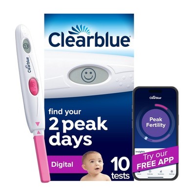 Clearblue Digital Ovulation Test, 10 Count**05/2028**
