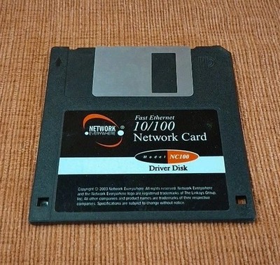 Network Everywhere Fast Ethernet 10/100 Network Card NC100 Driver Floppy Disk