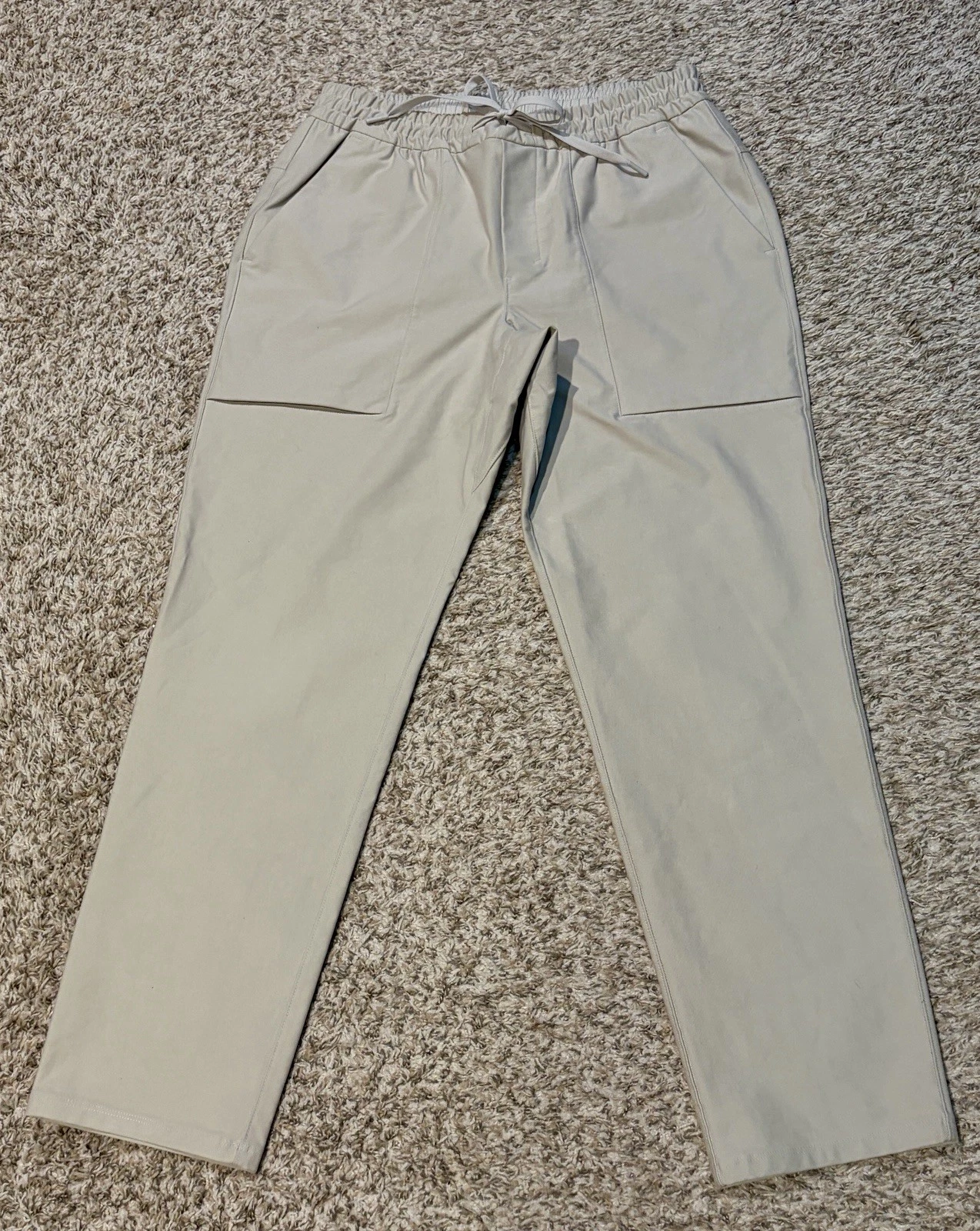 NWOT Lululemon Pants Mens Size Large Bowline Beige Drawstring