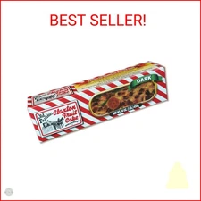 Old Fashion Claxton Fruit Cake - 1 Lb. Dark Recipe - Wrapped for Freshness in ou