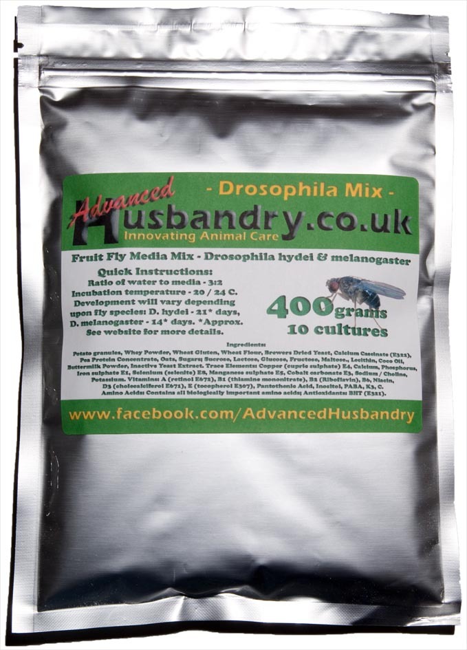 Fruit Fly Media Advanced Husbandry Drosophila Mix eBay